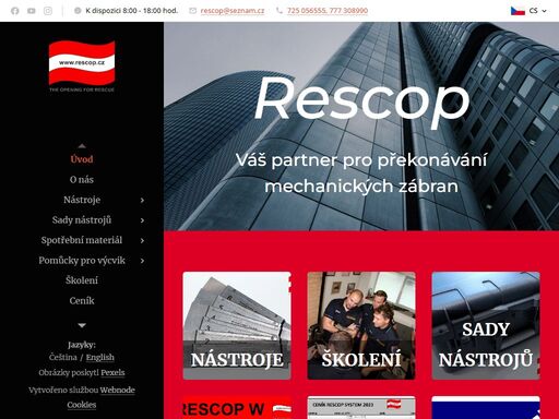 kontaktujte nás prostřednictvím telefonu, e-mailu nebo sociálních sítí :)