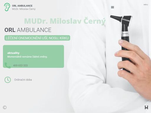 objednejte si termín návštěvy orl ambulance nacházející se v areálu nemocnice chrudim. akutní případy přijímáme během pracovní doby kdykoliv.