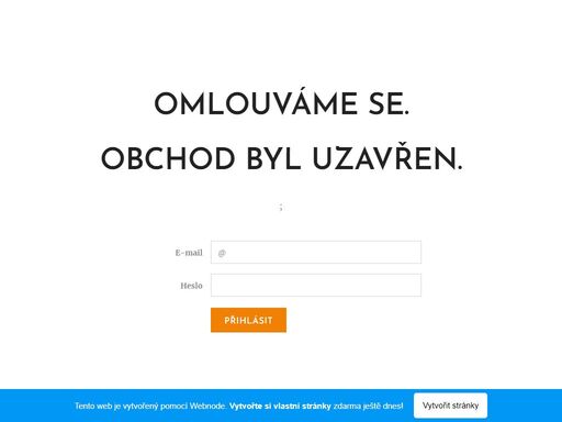 obchod byl uzavřen.