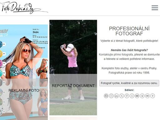 fotograf v praze s vlastním foto studiem. reklamní a užitá fototografie. reportáž, svatby, reklama, produkty, portréty, modeling atd...