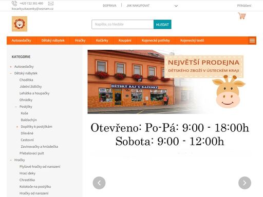 #historie#. #historie našeho obchodu sahá až do roku 1999 kdy jsme otevřeli malý obchod o 45 m2. postupem času se obchod rozrůstal, až do dnešní podoby. prodáváme kočárky, autosedačky, postýlky, povlečení, hračky a veškeré potřeby pro kojence až do 3 let věku.#
