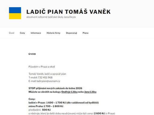 ladění a opravy pian, pianin. ladím, opravuji, provádím posudky klavírů a pianin v privátech, školách, kulturních zařízeních atd.