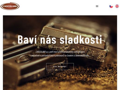 chocoland - vyroba, dovoz a distribuce znackovych cukrovinek a potravin.