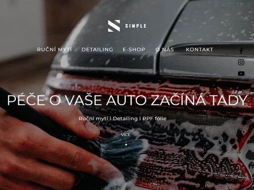 nabízíme kompletní služby prémiového ručního mytí a detailingu v praze holešovicích. s láskou a péčí vrátíme vašemu autu dokonalý lesk a barvu! simple detail studio