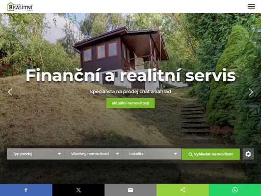 každý den stovky nových nemovitostí, reality. nemovitosti na prodej či pronájem v každém místě. přehledný katalog realit.