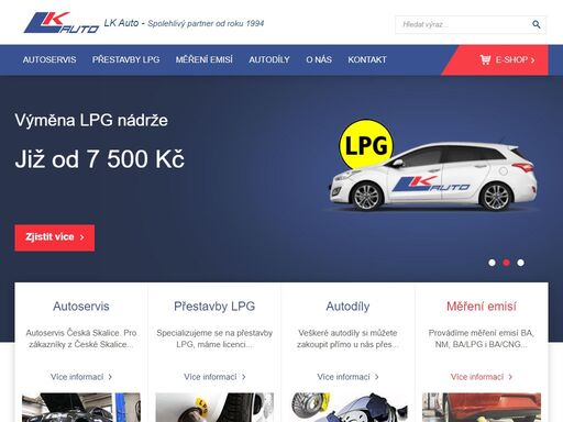 jsme stabilní firma v automobilovém průmyslu již od roku 1994, zabýváme se prodejem autodílů, přestavbou na lpg pohon a servisu aut. působíme v okolí české skalice, náchoda, jaroměře, hradce králové, dvůr králové nad labem a rychnov nad kněžnou.