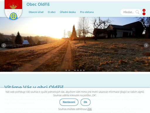 obec oldřiš (okres svitavy), oficiální stránka obce