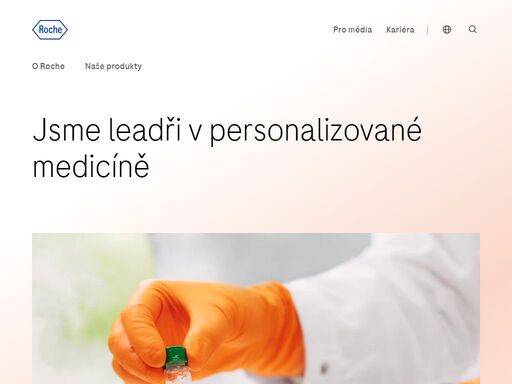roche vytváří inovativní léky a diagnostické testy, které pomáhají milionům pacientů po celém světě