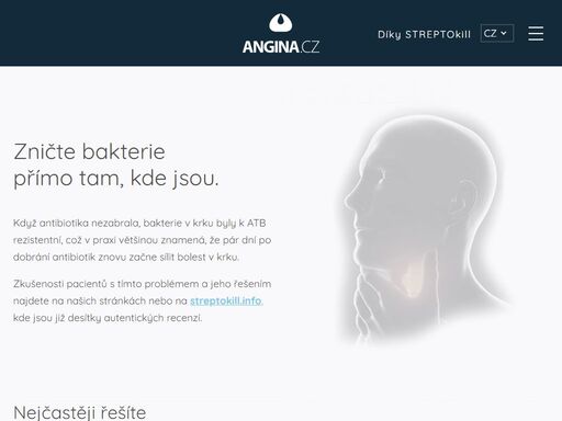 angína. jak ji vyléčit bez antibiotik přírodní cestou? když antibiotika nezabrala, bakterie v krku byly k atb rezistentní, což v praxi většinou znamená, že pár dní po dobrání antibiotik znovu začne sílit bolest v krku.