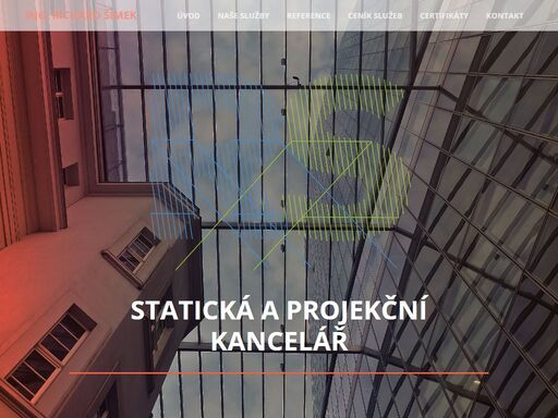 jsme statická a projekční kancelář. ing. richard šimek
