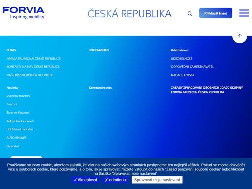 jako přední společnost v oblasti automobilových technologií forvia faurecia inspiruje budoucnost mobility.