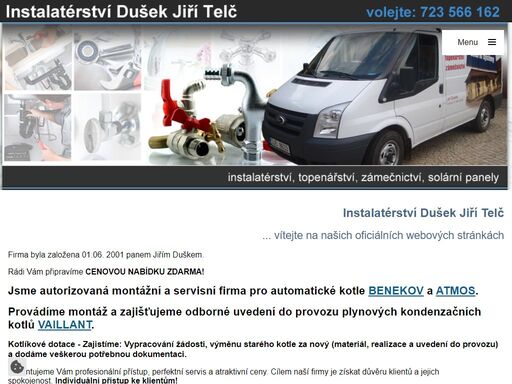 zajišťujeme instalatérství, topenářství a plynařské práce
zámečnické práce
solární panely