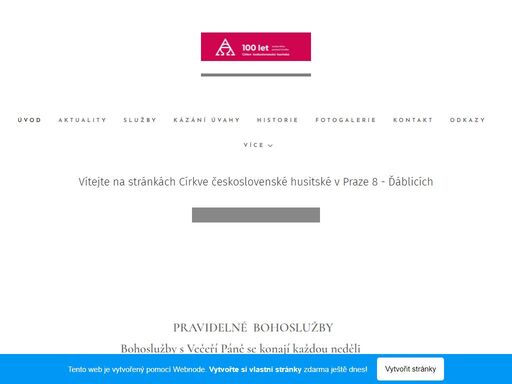 bohoslužby s večeří páně se konají každou neděli