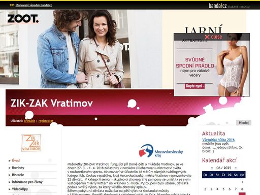 ;



mažoretky zik-zak vratimov, fungující při domě dětí a mládeže vratimov, se ve dnech 27. 3. – 1. 4. 2018 zúčastnily;v;norském lillehammeru mistrovství světa v;mažoretkovém sportu. mistrovství se účastnilo 18 států ...