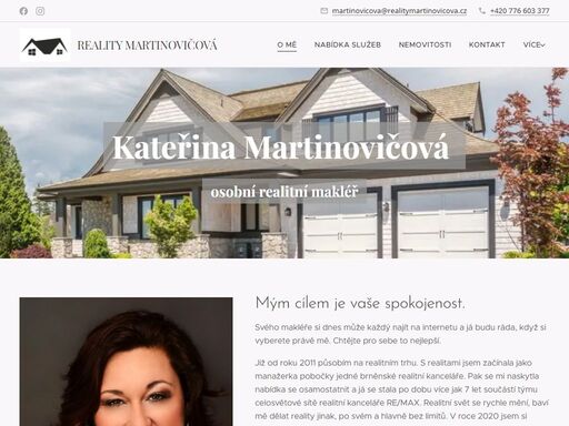 nabízím vám odbornou pomoc při prodeji nebo koupi nemovitosti, pomoc s financováním, profesionalitu, kvalitní práci, bezpečnou realizaci celé transakce a hlavně lidský přístup. ...jsem tu pro vás