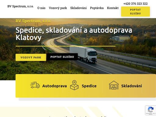 pokud potřebujete přepravit náklad a sháníte spolehlivou autodopravu, obraťte se na bv spectrum se sídlem v klatovech.