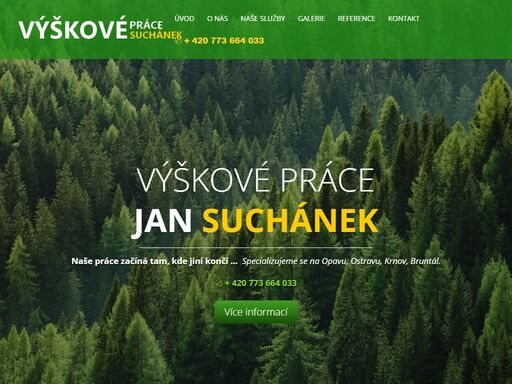 naše práce začíná tam, kde jiní končí... provádíme výškové a hlubinné práce, specializujeme se na opavu, ostravu, krnov, bruntál. ? + 420 773 664 033