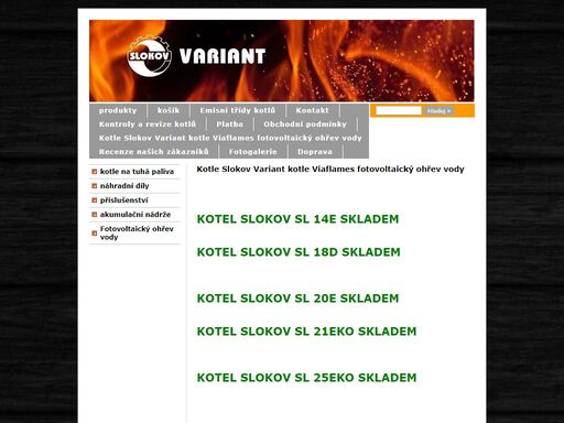 jsme rodinná firma zabývající se online prodejem kotlů slokov variant sl ekodesign již po mnoho let. 