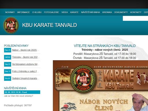 webové stránky kbu karate tanvald