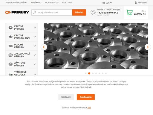 dodáváme příruby krkové, ploché, zaslepovací, závitové. t-kusy, redukce, trubkové oblouky.