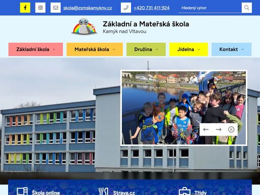 základní škola a mateřská škola kamýk nad vltavou, příspěvková organizace