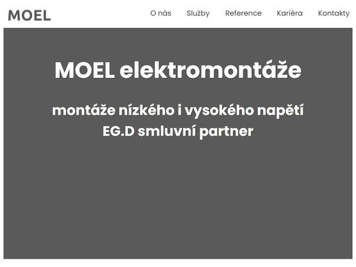 moel s.r.o. - elektromontáže nn/vn
