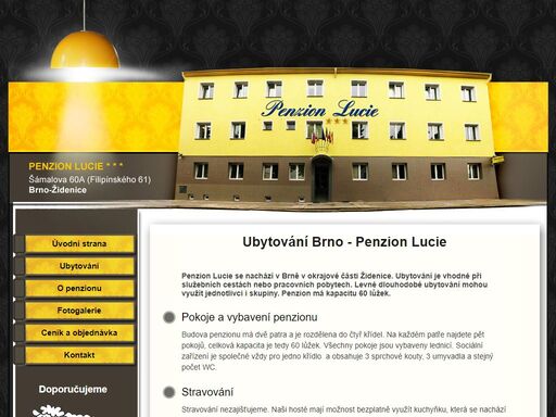 penzion lucie brno nabízí levné ubytování v brně.