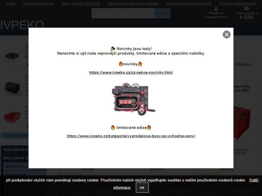 prodej a montáž podlah, dveří a boxů na nářadí qbrick system.