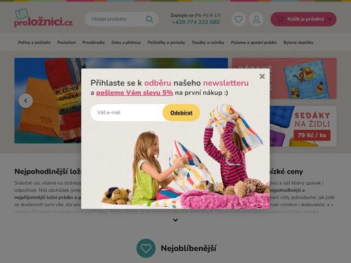 povlečení, ložní prádlo, ložnice, polštářky, polštáře, peřiny, ponožky, pyžama, noční košile, ručníky, osušky široký výběr ložního prádla a doplňků pro vaši domácnost za bezkonkurenční ceny