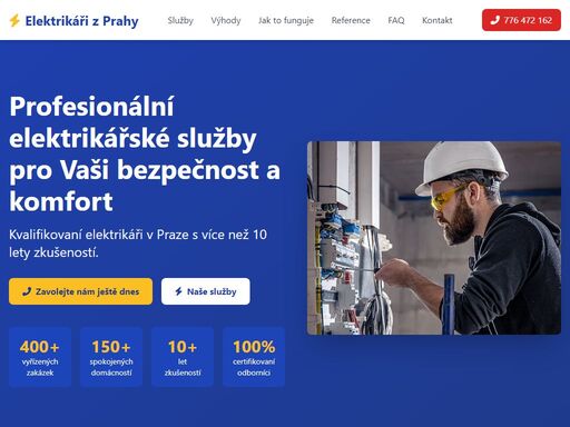 profesionální elektrikářské služby v praze a okolí. rekonstrukce elektrických rozvodů, zabezpečovací systémy a nové elektrické rozvody.