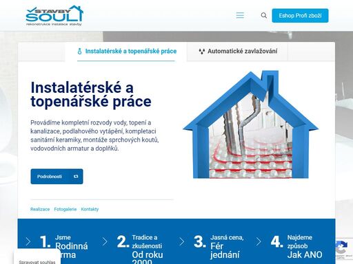 stavby šoul s.r.o. - rekonstrukce, instalace, stavby