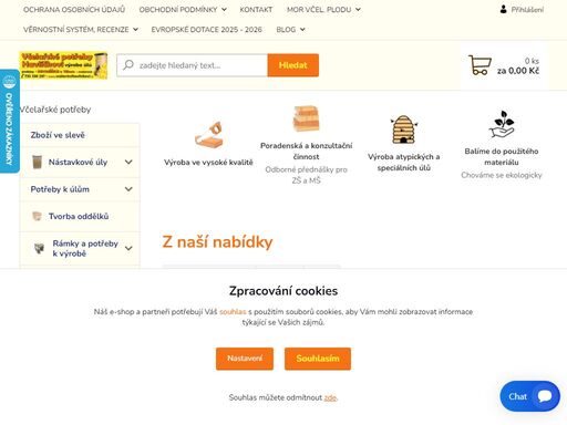 výroba nástavkových úlů i speciálních - zateplení eps i ovčí vlnou. dále plemenáče, přířezy a další včelařské potřeby.