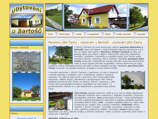 penziony jižní čechy, penzion jižní čechy, penzionu jižní čechy, ubytování jižní čechy, ubytování u bartošů 