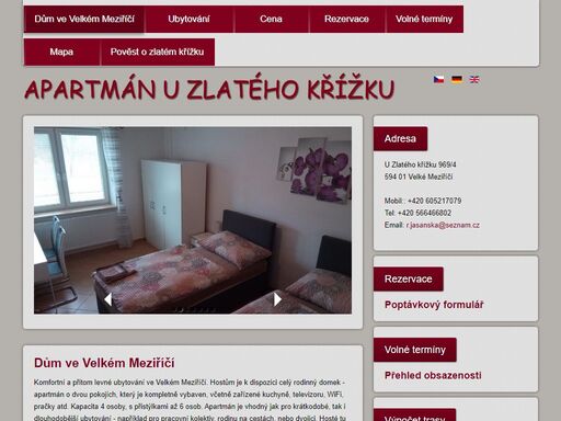 ubytování, velké meziříčí, apartmán u zlatého křížku, ubytování pro firmy, penzion velké meziříčí, pokoj k pronájmu, hotel, guest house, zimmer frei, byt k pronájmu, pronájem bytu velké meziříčí, rekreace, azyl pro milence, ubytování v soukromí, cykloturistika, ubytovna, bydlení, prázdninové pobyty, ubytování, pronájem pokoje, levné ubytování, relax, krátkodobé pobyty, hodinový hotel komfortní a přitom levné ubytování ve velkém meziříčí. celý rodinný domek - apartmán pro 4 osoby, s přistýlkami až 6 osob. kompletní vybavení včetně zařízené kuchyně. krátkodobý i dlouhodobější pobyt pro pracovní kolektiv, rodinu, dvojici.