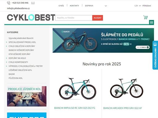 cyklobest brno - eshop, prodejna & cafe, cyklobest brno