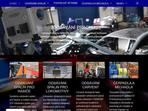 profil společnosti jmt solution, odsávání výfukových plynů, odsávání zplodin, odsávání spalin, odsávání prachu, procesní čerpadla a míchadla
