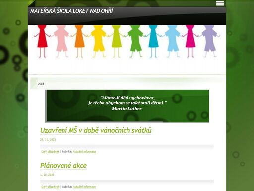mateřská škola loket nad ohří