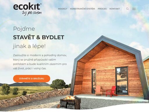 žijte po svém v moderním domě, který je energeticky nenáročný, udržitelný, zdravý a ekologický. modulární konstrukční systém pro rychlou výstavbu. to je ecokit.