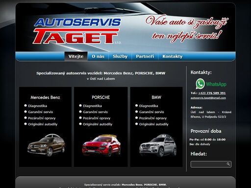 autoservis taget s.r.o. |specializovaná opravna vozidel bmw, mercedes benz, porsche v ústí nad labem.