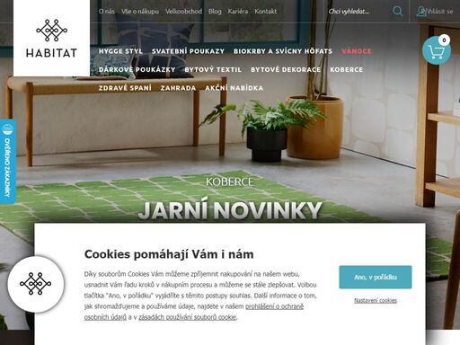 prodáváme a vyrábíme koberce kusové, perské i koberce pro děti. stejně tak laminátové, vinylové či dřevěné plovoucí podlahy. habitat, to je záruka kvality.