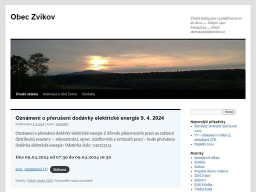 www.obeczvikov.cz