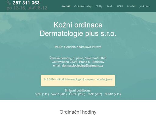 www.dermatologieplus.cz