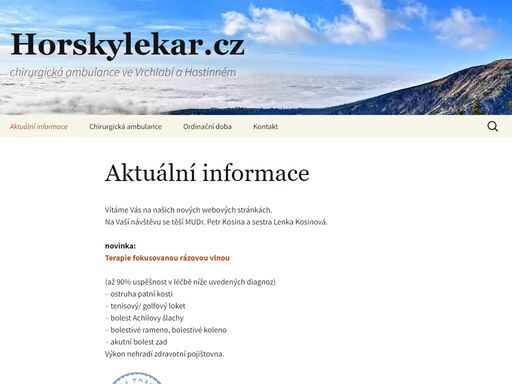 www.horskylekar.cz