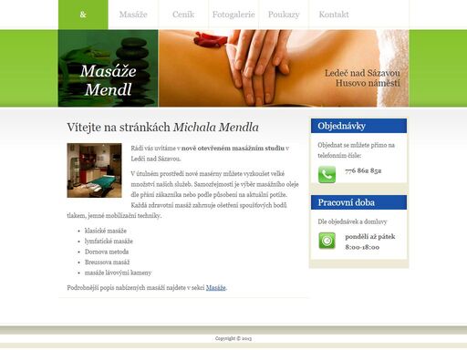 www.mendl-masaze.cz
