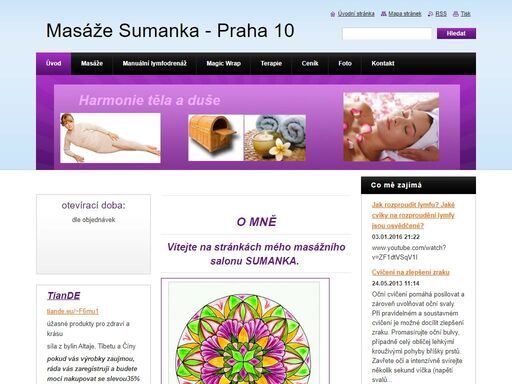www.masazesumanka.cz