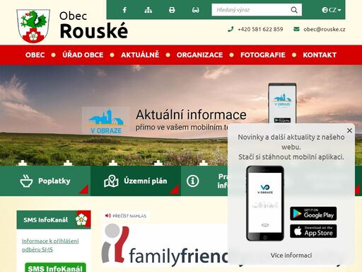 oficiální stránky obce rouské