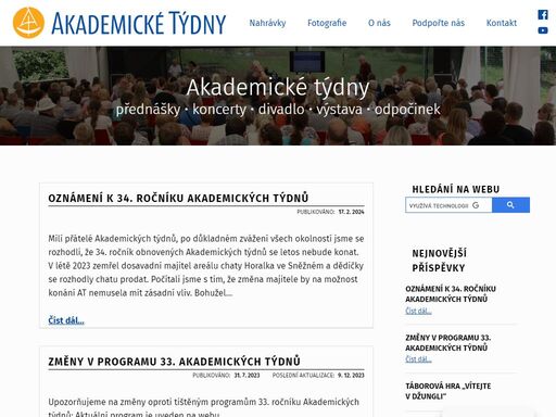 www.akademicketydny.cz