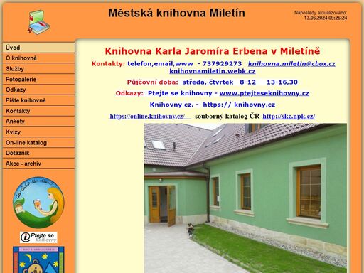 knihovnamiletin.webk.cz