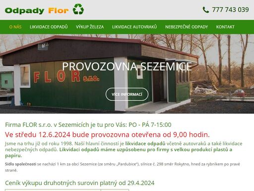 www.odpady-flor.cz
