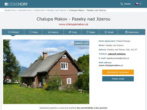 www.chalupamakov.cz